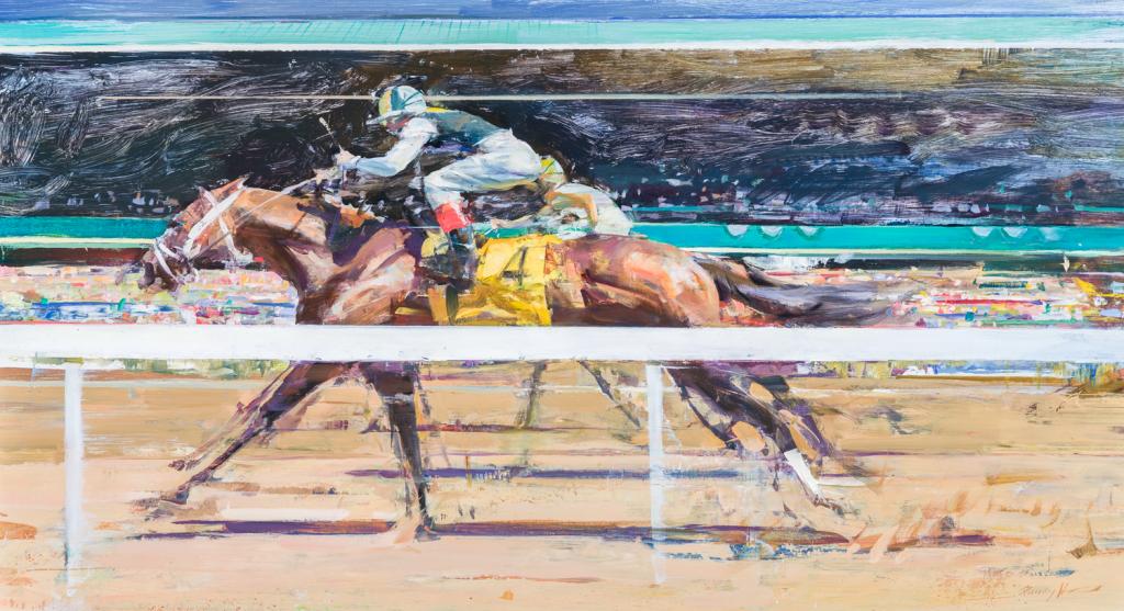 Lot 122: ‘Down the Stretch,’ by Quang Ho