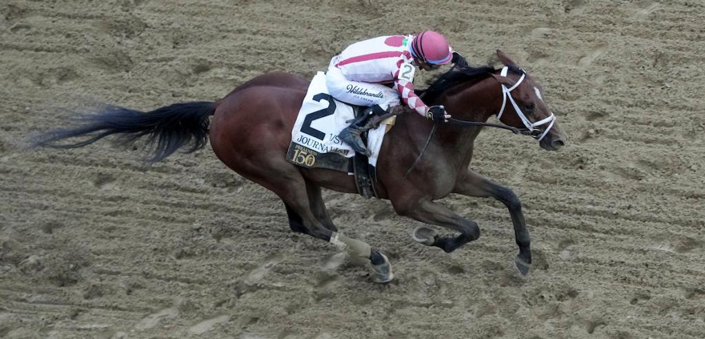 Preakness Stakes winner Journalism (Eclipse Sportswire)