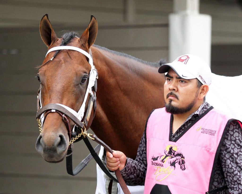 Indiana Derby winner Leading Change (Coady Media)