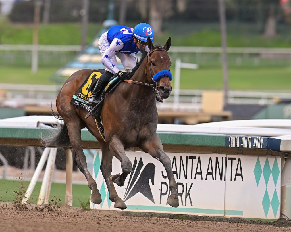 San Diego Handicap winner Nysos (Eclipse Sportswire)