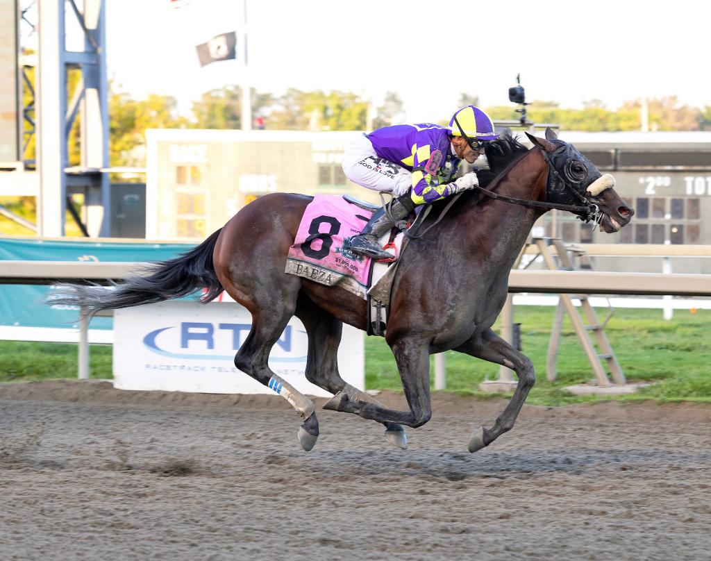 Pennsylvania Derby winner Baeza (Bill Denver/EQUI-PHOTO)