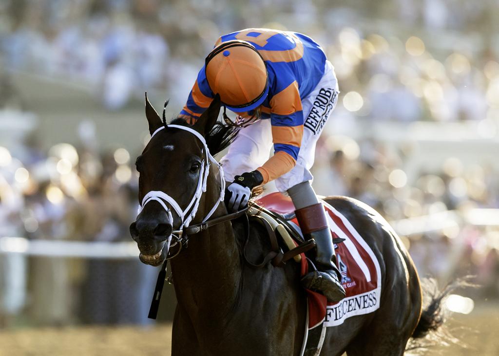 Pacific Classic Stakes winner Fierceness (BENOIT photo)