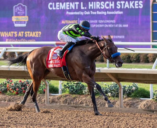 Seismic Beauty, Longines Breeders' Cup Distaff, Del Mar, America's Best Racing, horse racing, ABR 