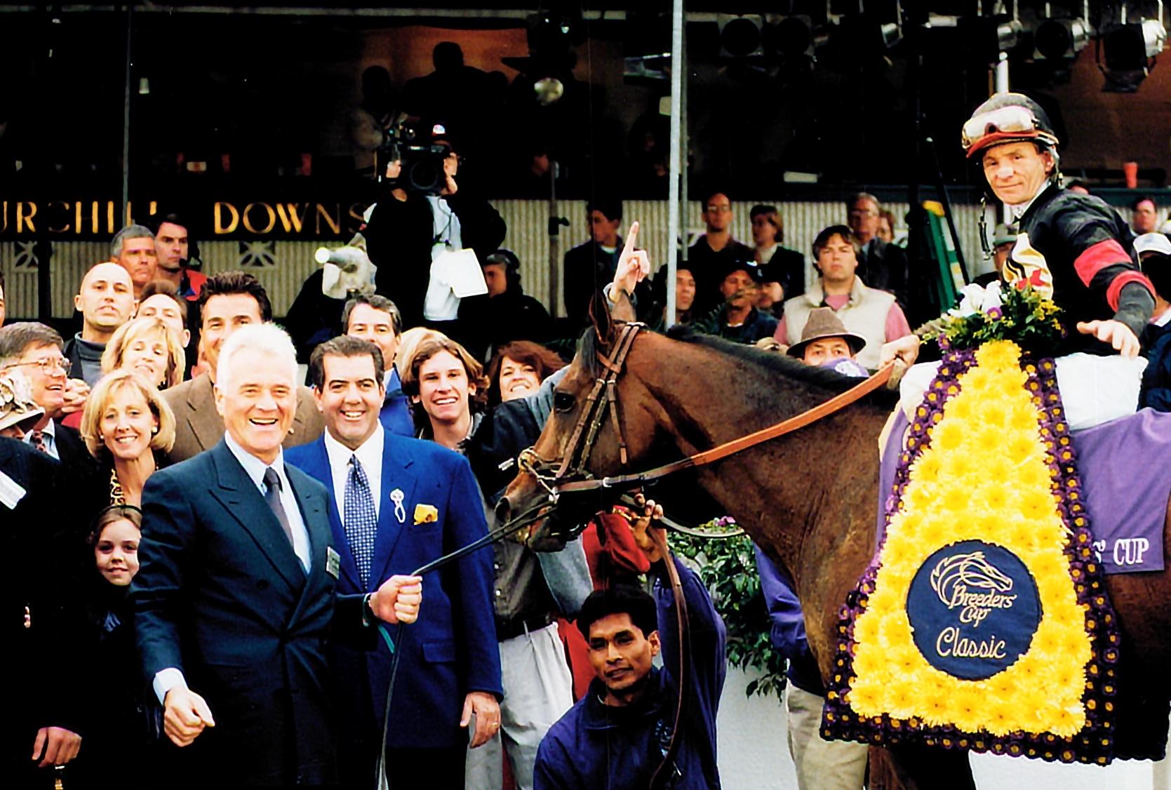 Awesome Again, 1998 Breeders' Cup Classic, Pat Day, Churchill Downs, Frank Stronach, America's Best Racing, horse racing, ABR