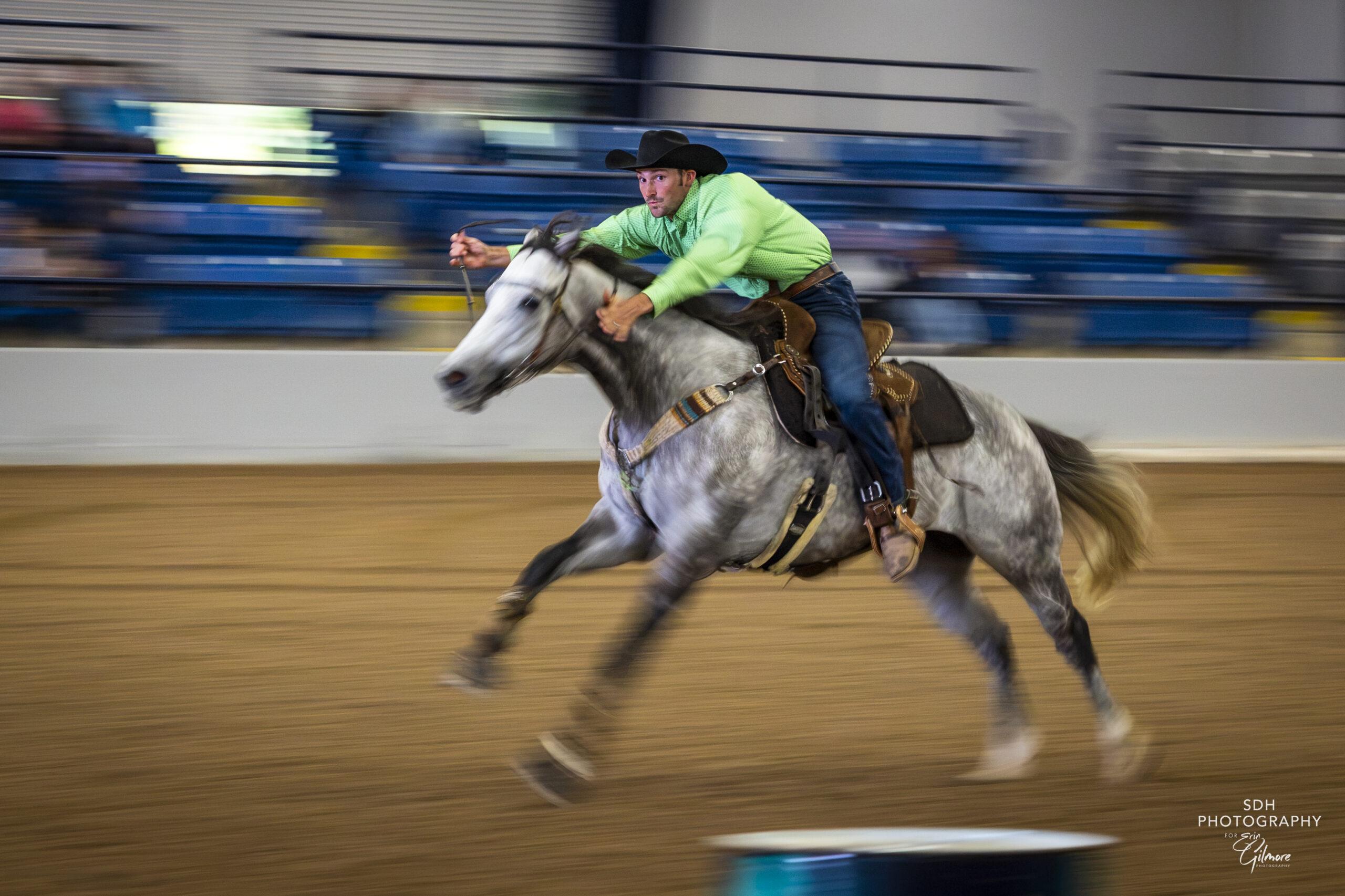 Barrel Racing, White Dove, Gunnar Harbison, Retired Racehorse Project, Thoroughbred Makeover, Aftercare, horse racing, America's Best Racing, ABR
