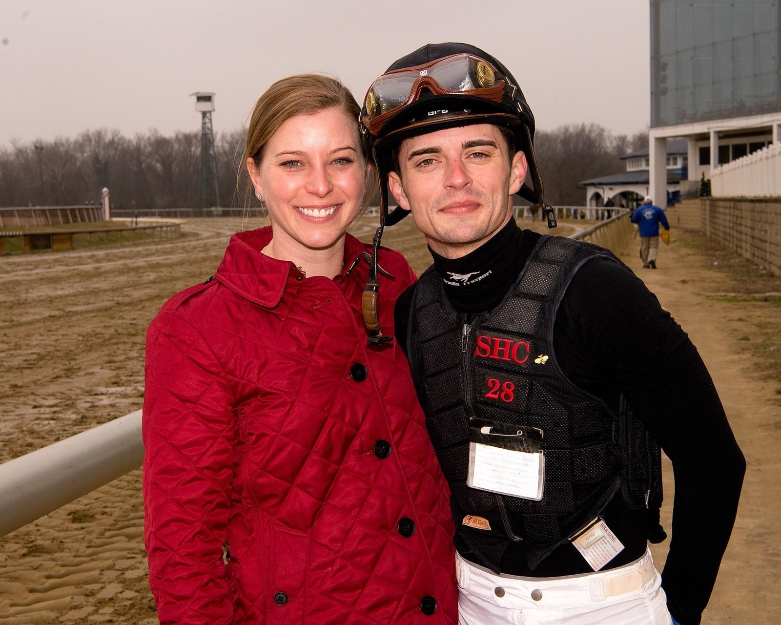 Brittany Russell, Sheldon Russell, Maryland Jockey Club Brittany Russell, Sheldon Russell, Maryland Jockey Club