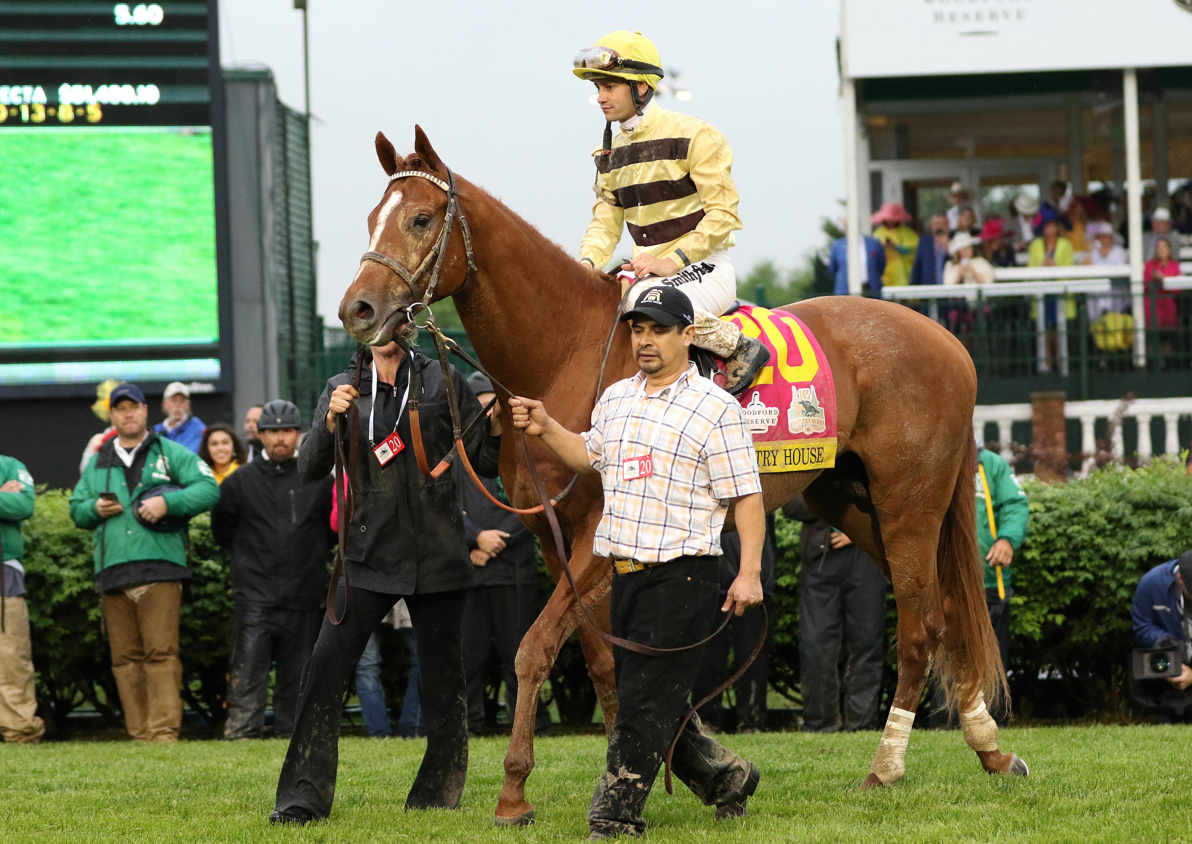 Country House in the Derby winner's circle