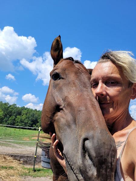 Heather Mathias, Here Comes Sharyn, Circle A Home for Horses, Thoroughbred Aftercare Alliance Heather Mathias, Here Comes Sharyn, Circle A Home for Horses, Thoroughbred Aftercare Alliance