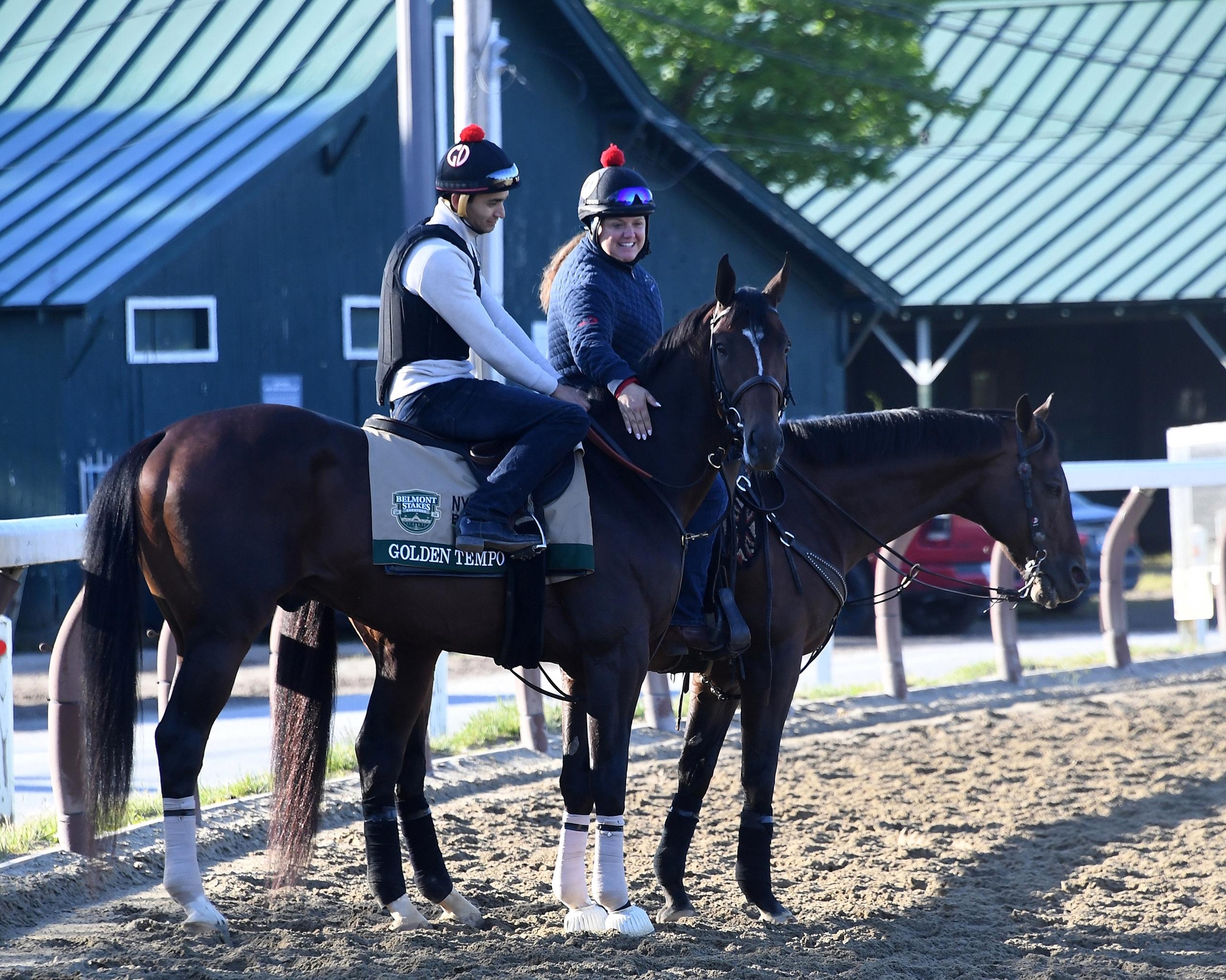 Golden Tempo, Cherie DeVaux, Belmont Stakes, Triple Crown, Saratoga Race Course, horse racing, America's Best Racing, ABR