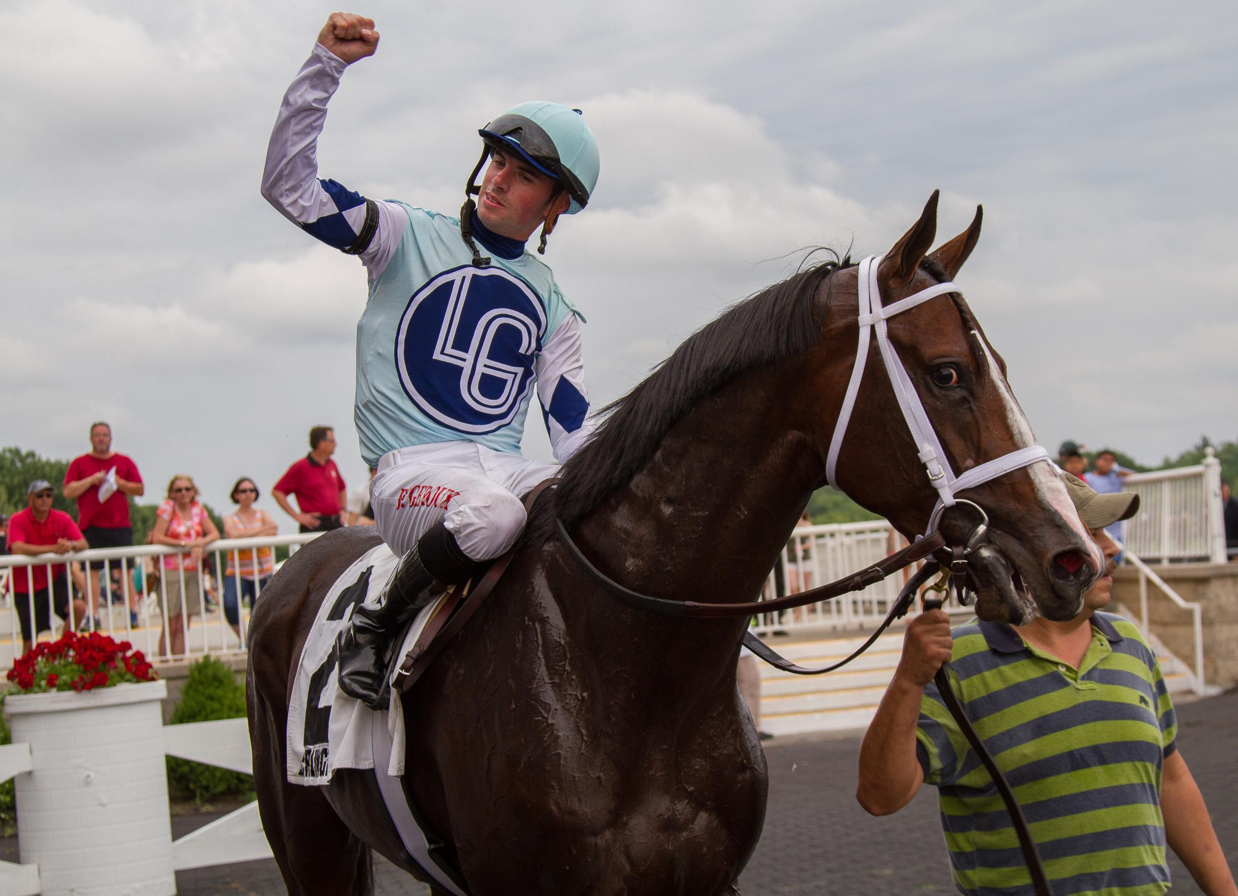 Divine Oath and Florent Geroux (Eclipse Sportswire) Divine Oath and Florent Geroux