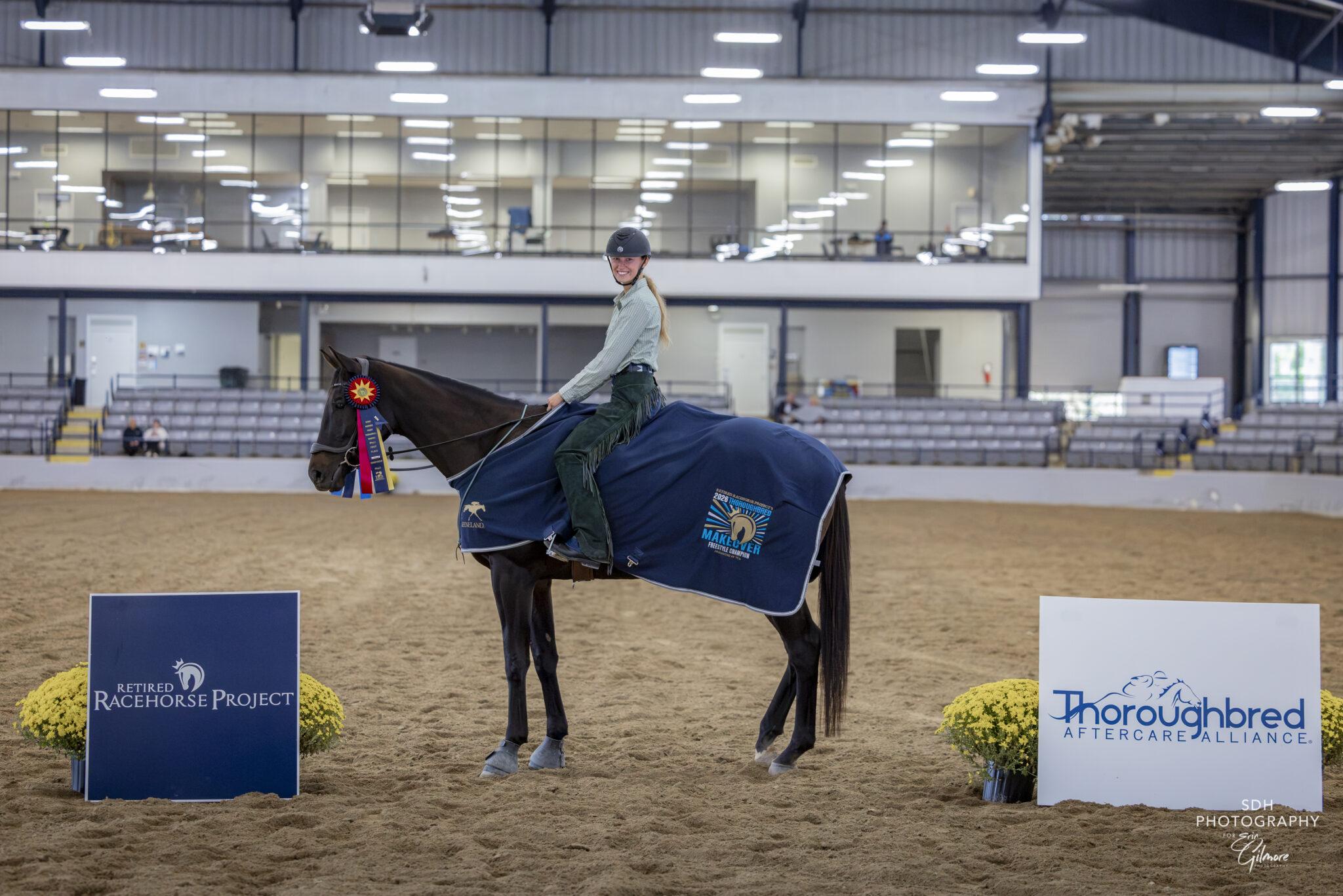 Freestyle, River in Egypt,  Lauren Slavin, Retired Racehorse Project, Thoroughbred Makeover, Aftercare, horse racing, America's Best Racing, ABR