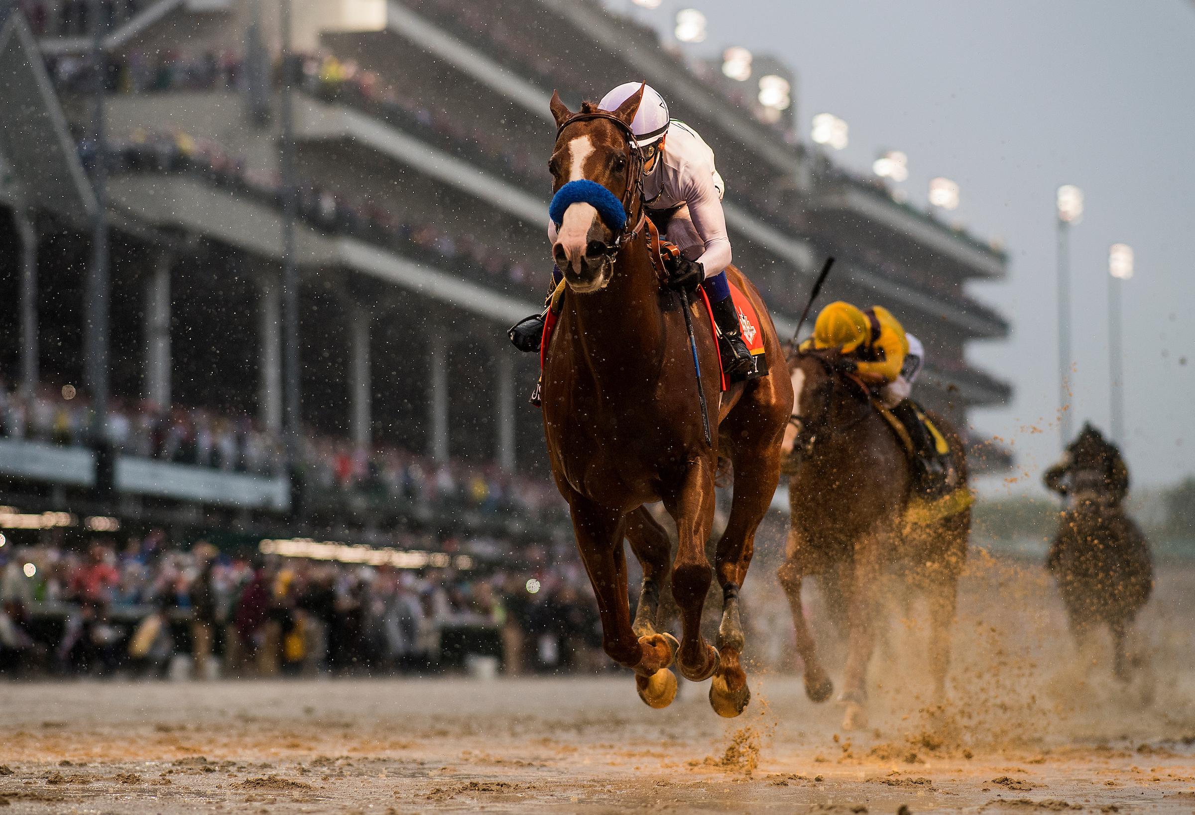 Justify wins the Kentucky Derby in the slop
