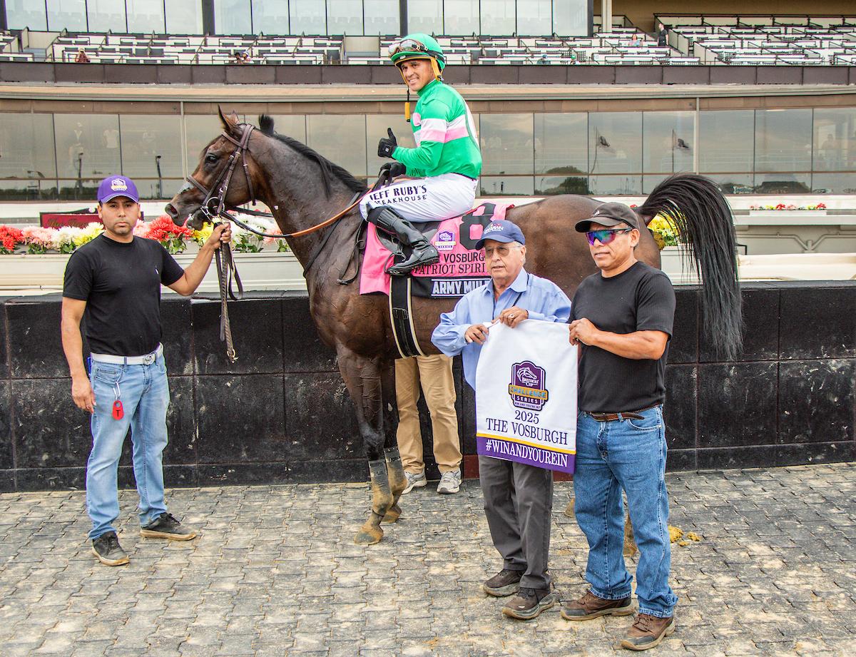 Patriot Spirit, Mike Campbell, Vosburgh Stakes, Aqueduct, Cygames Breeders’ Cup Sprint, Del Mar, America's Best Racing, horse racing, ABR