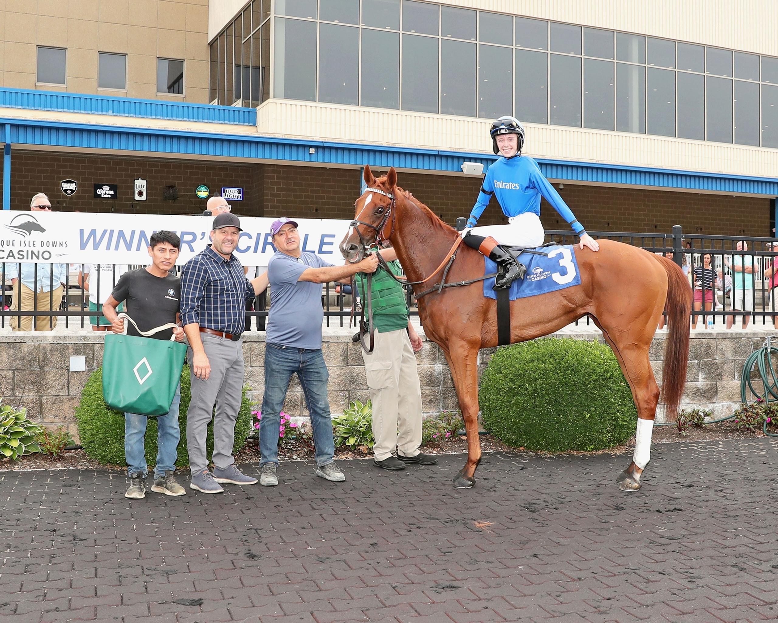 Taylor Kingsley, Bill Mott, Quiet Street, Presque Isle Downs, Lady Erie Stakes, horse racing, America's Best Racing, ABR