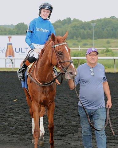 Taylor Kingsley, Bill Mott, Quiet Street, Presque Isle Downs, Lady Erie Stakes, horse racing, America's Best Racing, ABR