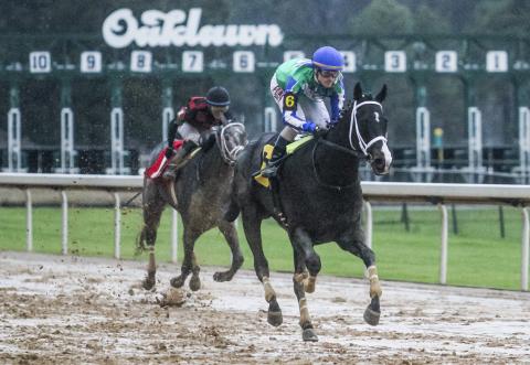Uncontested wins the Smarty Jones.
