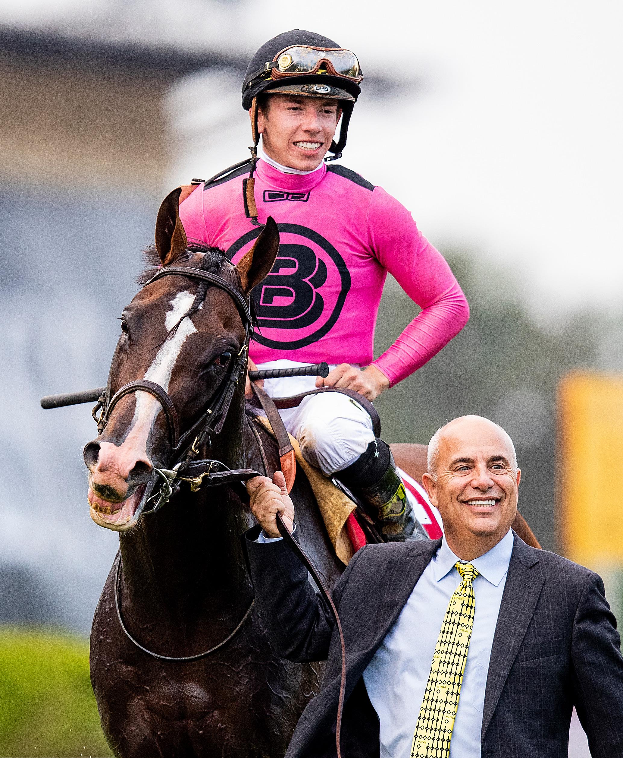 War of Will with Casse and Gaffalione after the Preakness (Eclipse Sportswire) War of Will with Casse and Gaffalione after the Preakness