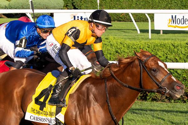 Carson's Run, Bowling Green, Saratoga Derby Invitational, Saratoga Race Course, horse racing, America's Best Racing, ABR