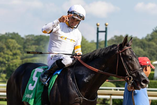 It's Our Time, Tom Amoss, Saratoga, Champagnes Stakes, Double Down Racing, Mitchum, Belmont at the Big A, America's Best Racing, horse racing, ABR