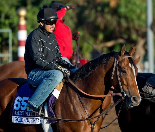 Goldencents, Santa Anita Derby, Breeders' Cup Dirt Mile, Doug O'Neill, America's Best Racing, horse racing, ABR