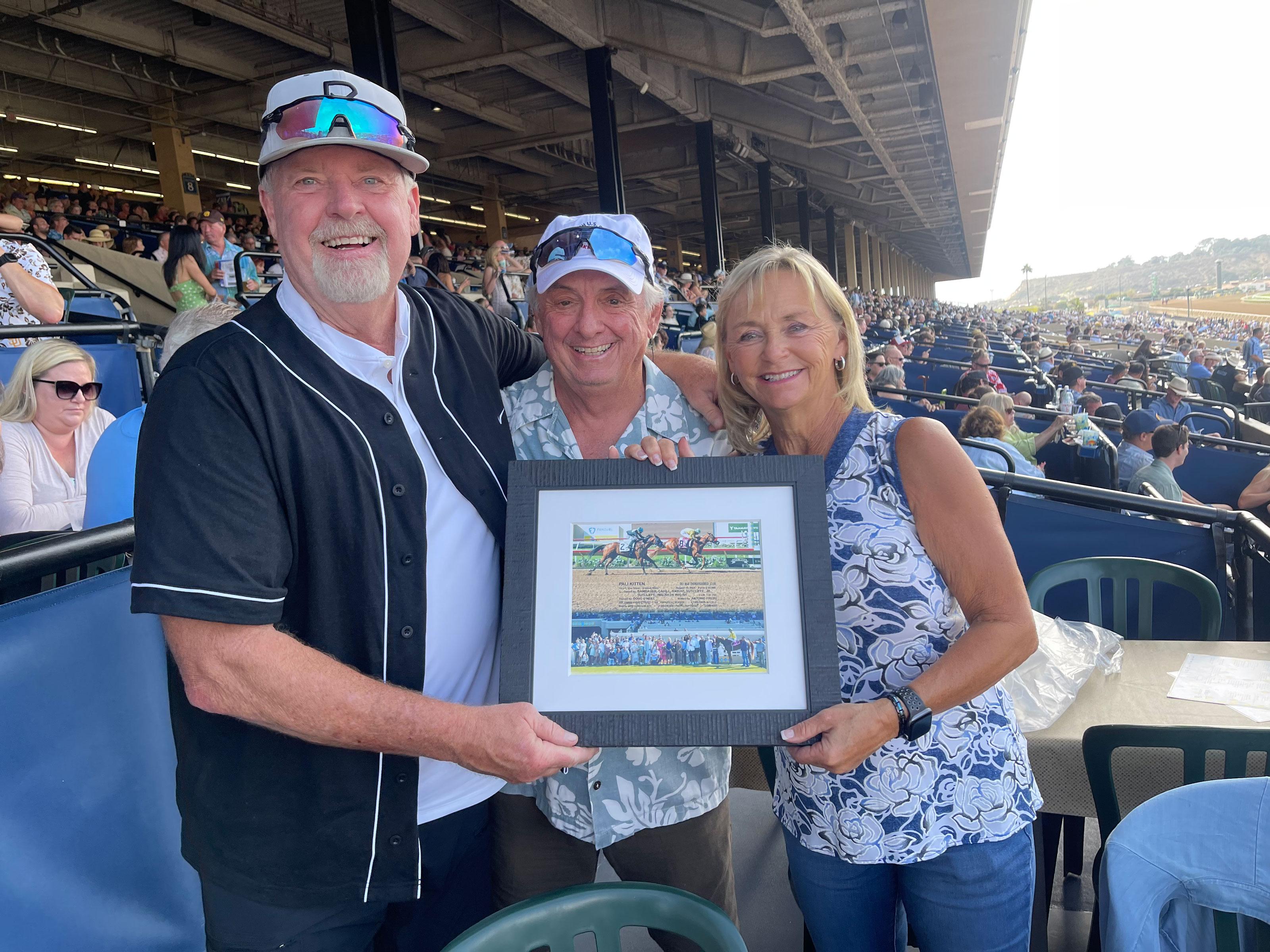 Pali Kitten, Breeders’ Cup Juvenile Turf Sprint, Del Mar, Rick Sutcliffe, Jim Cahill, Robin Sutcliffe 