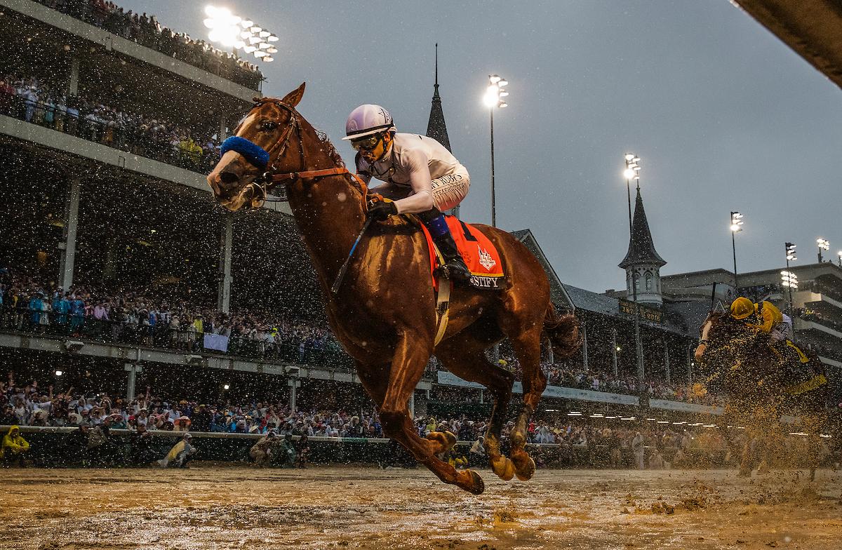 Justify, Mike Smith, Triple Crown, Kentucky Derby, Churchill Downs, horse racing, America's Best Racing, ABR