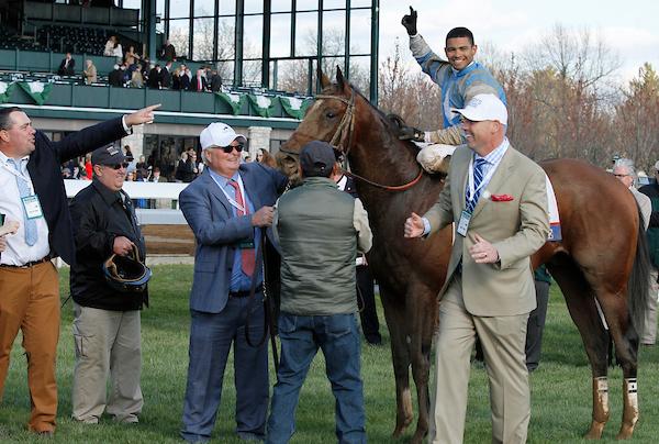 Dennis Albaugh, Brody's Cause, Blue Grass Stakes, Eclipse Sportswire Dennis Albaugh, Brody's Cause, Blue Grass Stakes, Eclipse Sportswire