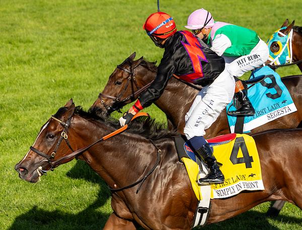 Simply in Front, First Lady Stakes, Keeneland, America's Best Racing, horse racing, ABR