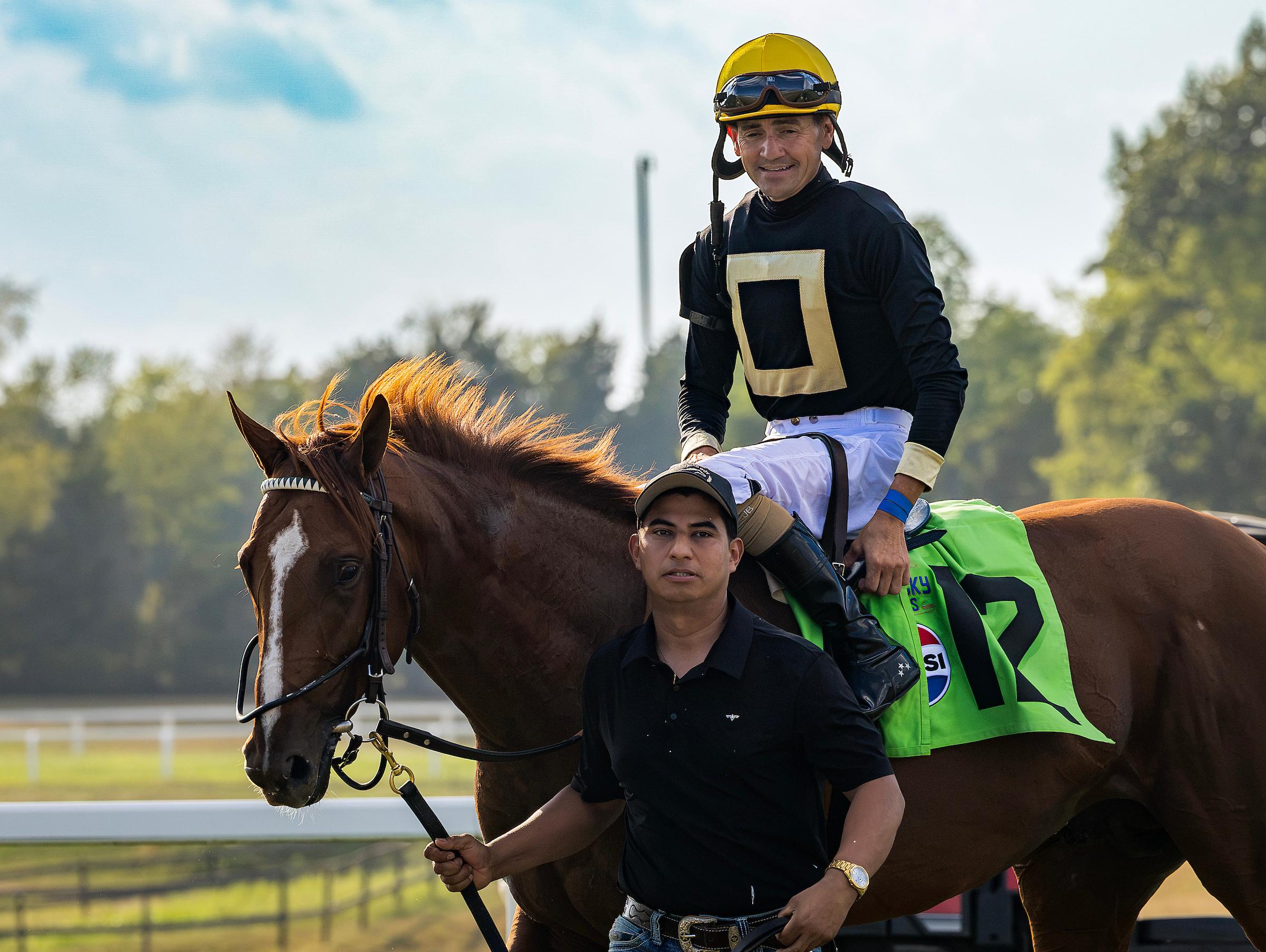 How's Al Today, Riley Mott, Al Gold, Gold Square, Breeders' Cup Juvenile Turf, Keeneland, horse racing, America's Best Racing, ABR How's Al Today, Riley Mott, Al Gold, Gold Square, Breeders' Cup Juvenile Turf, Keeneland, horse racing, America's Best Racing, ABR