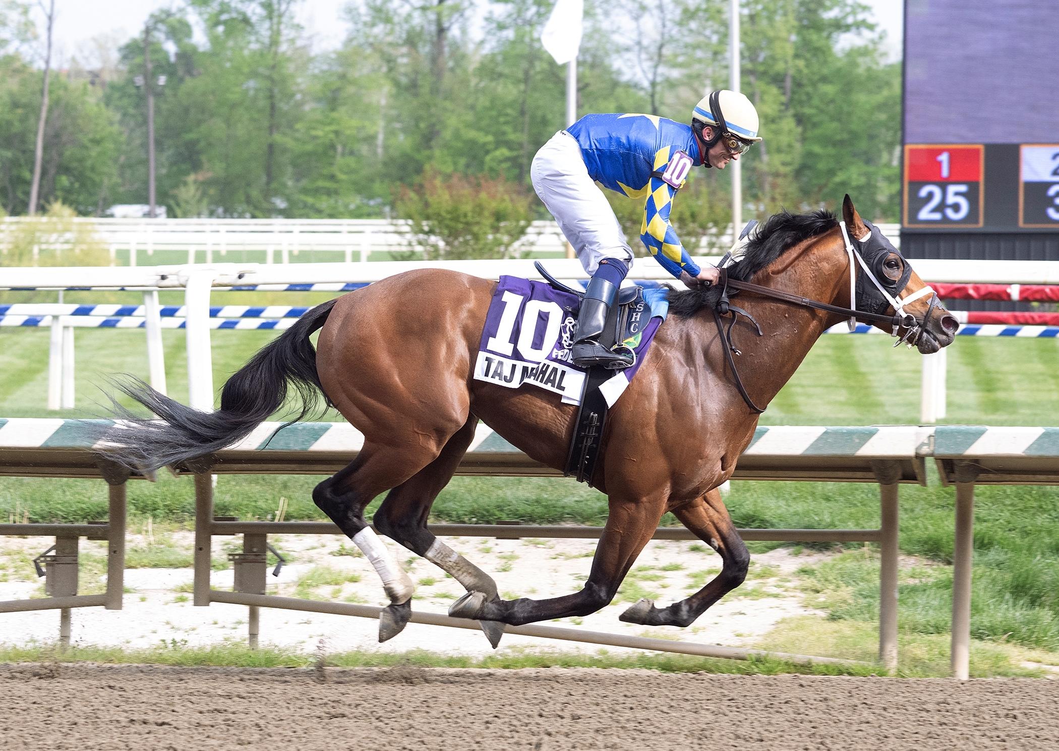 Brittany Russell, Taj Mahal, Sheldon Russell, Triple Crown, Preakness, Laurel Park, horse racing, America's Best Racing, ABR