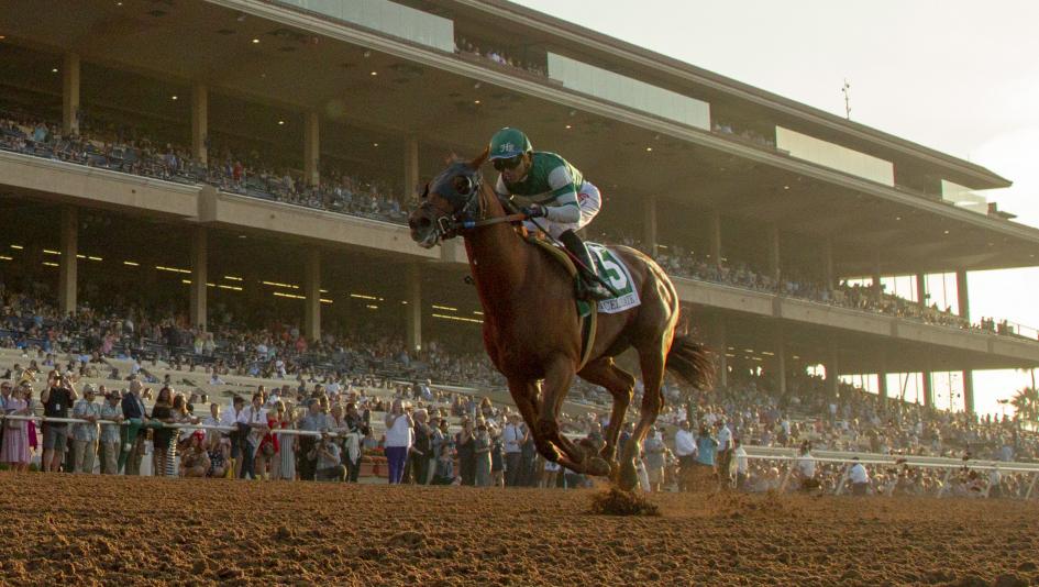 Accelerate Rolls to Record-Setting TVG Pacific Classic Romp