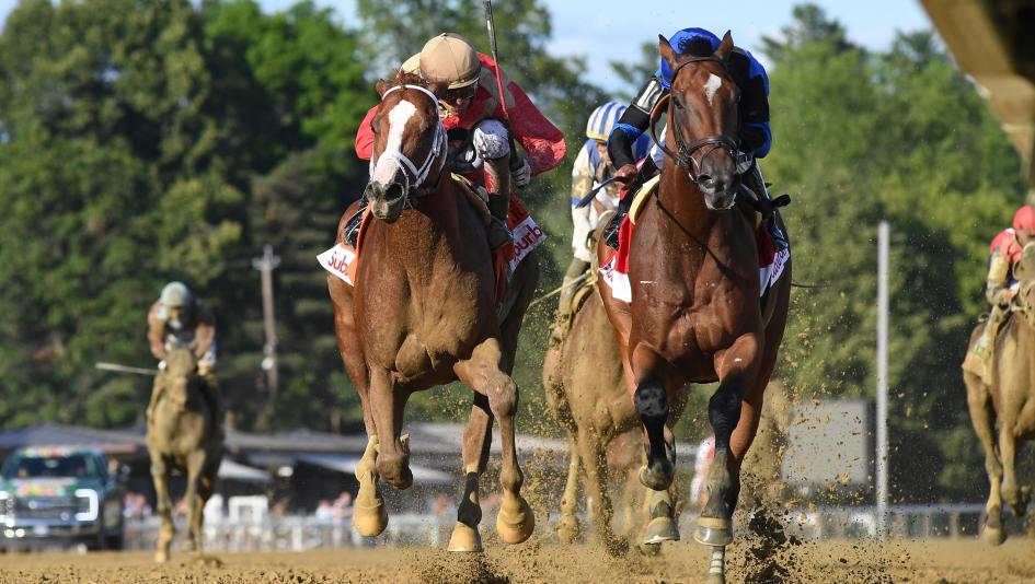 Suburban Stakes, Saratoga Race Course, Phileas Fogg, Antiquarian, Hit Show, horse racing, America's Best Racing, ABR