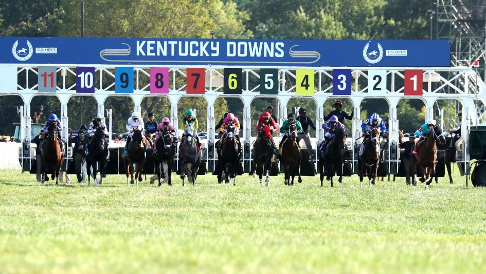 Kentucky Turf Cup, Breeders’ Cup, Kentucky Downs, Tiffany, Desvio, Dresden Row, Eff Thirty Five, Layabout, Ethical Diamond, Burnham Square, Ole Crazy Bone, Echo Lane, Fort George, turf, jockey, trainer, horse racing, glance, ABR