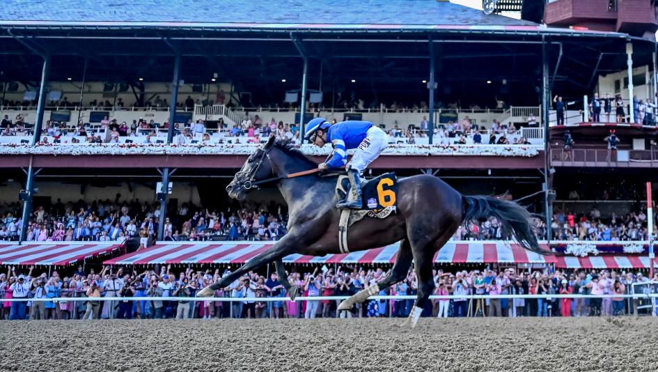 Sovereignty Packs a Wallop in Whitney Stakes Win, Deterministic is Tops on Turf