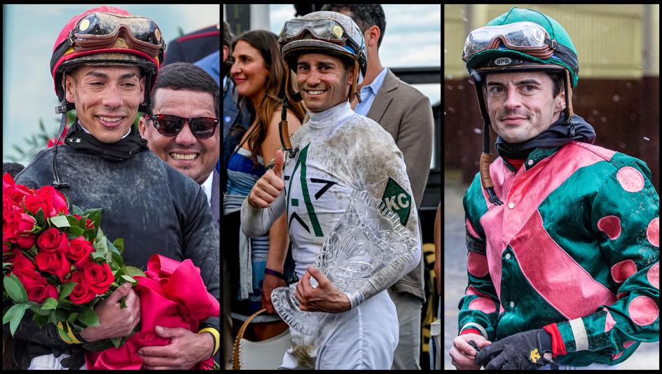 Preakness Stakes, Jockeys, Sheldon Russell, Tyler Gaffalione, Junior Alvarado, Rafael Bejarano, Irad Ortiz, Jose Ortiz, Luis Saez, Micah Husbands, Flavien Prat, Paco Lopez, John Velazquez, Jaime Torres, Alex Achard, Ricardo Santana, ABR