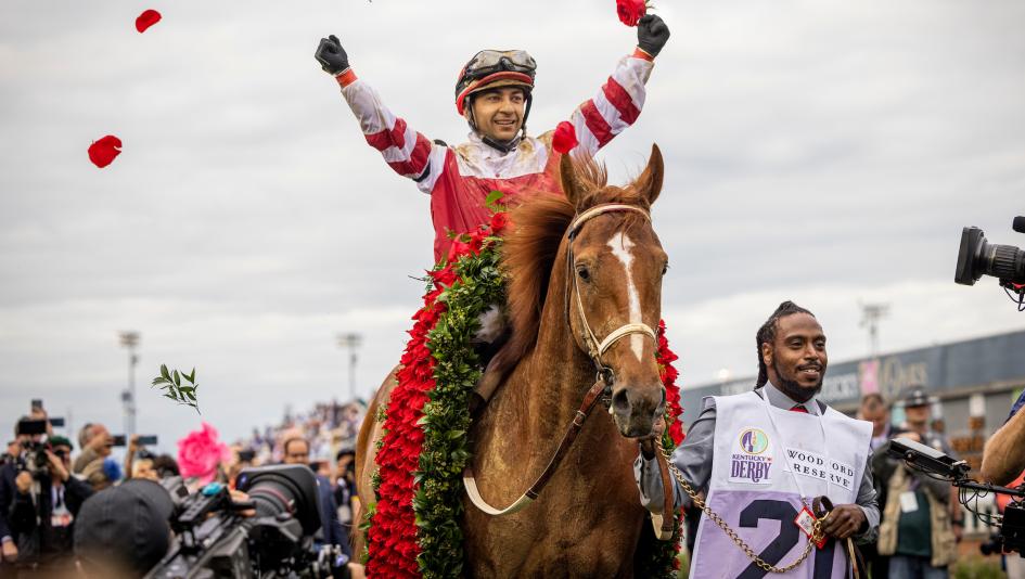 Jerry Dixon Jr., Rich Strike, 2022 Kentucky Derby Jerry Dixon Jr., Rich Strike, 2022 Kentucky Derby