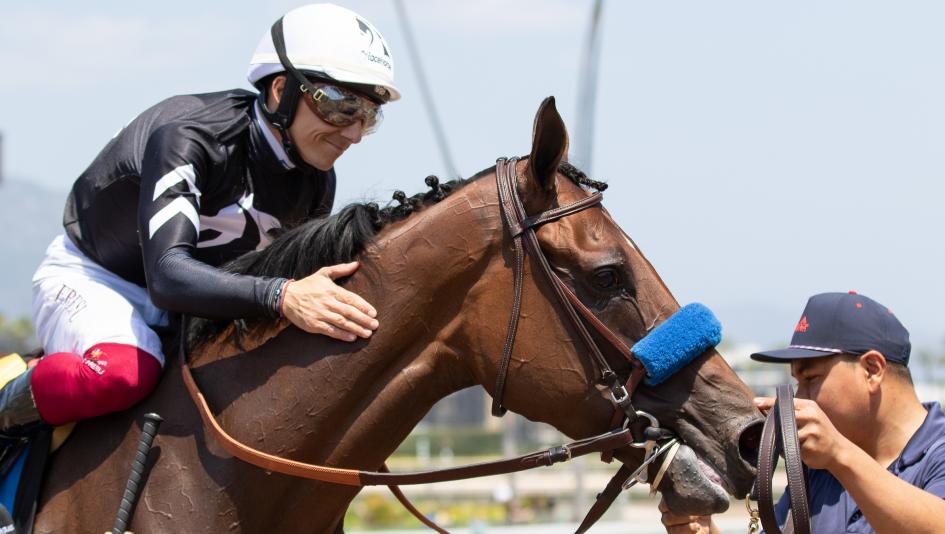 Seismic Beauty, Santa Margarita Stakes, MyRacehorse, Peter Leidel, Bob Baffert, Clement L. Hirsch Stakes, America's Best Racing, horse racing, ABR