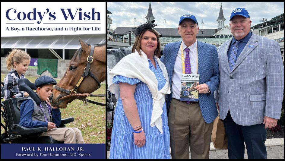 Halloran’s Book ‘Cody's Wish’ Honors the Extraordinary Bond Between a Boy and a Racehorse
