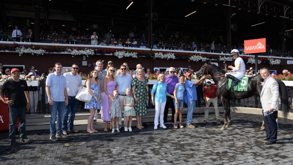 It’s Our Time, Elza Mitchum, Alex Mitchum, Double Down Horse Racing, Saratoga, Champagne Stakes, FanDuel Breeders’ Cup Juvenile , America's Best Racing, horse racing, ABR 