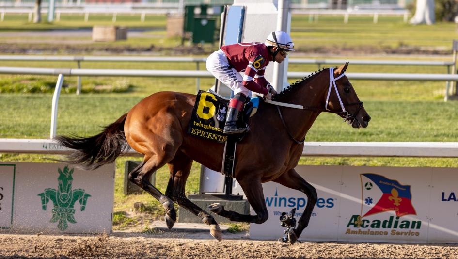 Epicenter Takes Louisiana Derby, Echo Zulu Prevails in Fair Grounds