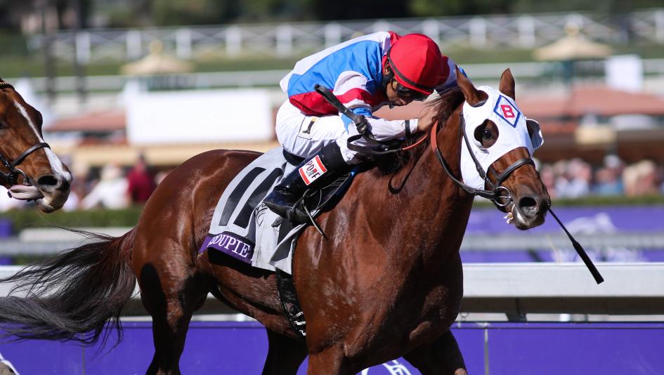 Groupie Doll wins her second straight Breeders' Cup Filly and Mare Sprint in 2013.