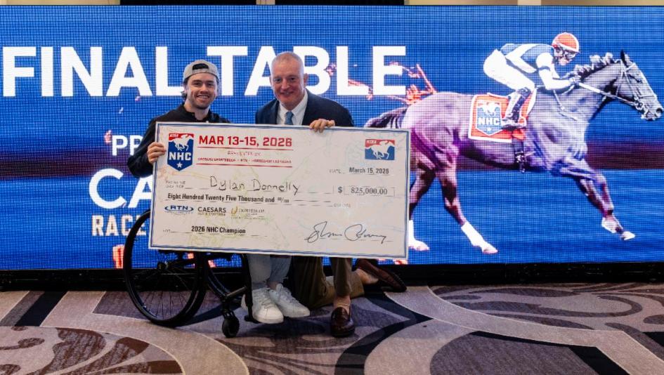Dylan Donnelly Wins﻿ 2026 National Horseplayers Championship By 84 Cents in Thriller