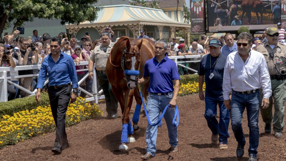 Triple Crown winner Justify remains the No. 2-ranked horse in the country.
