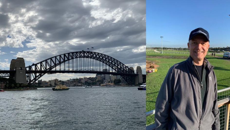 Bob Kasinow and his wife Rita are experiecing Australia this week, including The Championships at Royal Randwick and Harbour Bridge sightseeing.