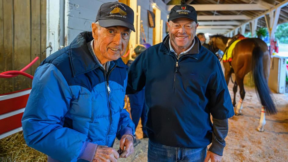 Carl Nafzger, Ian Wilkes, Burnham Square, Kentucky Derby, Churchill Downs, Triple Crown, America's Best Racing, horse racing, ABR Carl Nafzger, Ian Wilkes, Burnham Square, Kentucky Derby, Churchill Downs, Triple Crown, America's Best Racing, horse racing, ABR