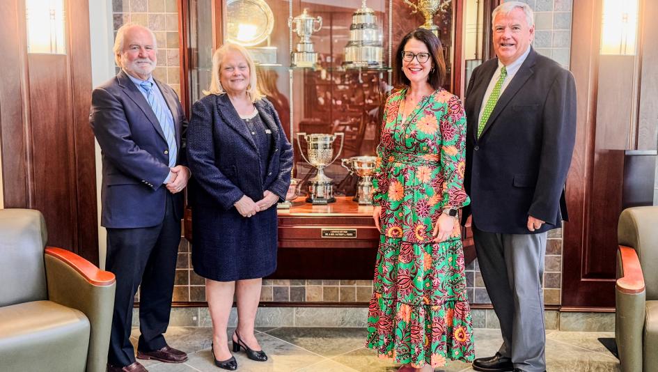 Guy Torsilieri, Donna Castronovo, Deirdre Blaus, Ron Kennedy, Far Hills Race Meet, RWJUH Somerset, Steeplechase Cancer Center, Far Hills Race Meeting Association Oncology Patient Assistance Fund, America's Best Racing, horse racing, ABR