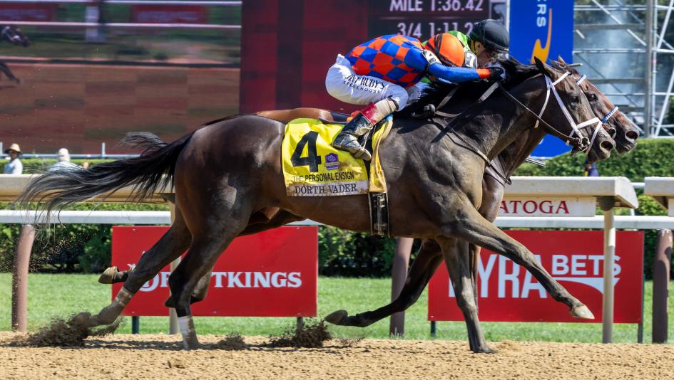 Thorpedo Anna, Dorth Vader, Personal Ensign Stakes, Saratoga Race Course, America's Best Racing, horse racing, ABR
