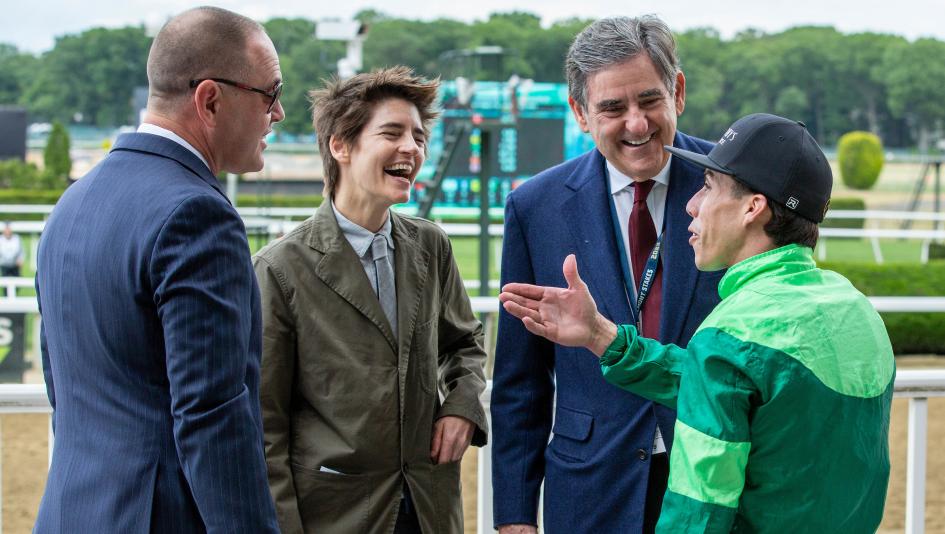 Peter Brant owner Sierra Leone Kentucky Derby Risen Star Swale Chad Brown Sistercharlie Gulch Coolmore anniversary horse racing breeding Gun Runner horse sales Saratoga 