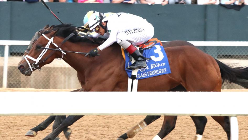 Class President, Kentucky Derby, prospect, Rebel Stakes, Oaklawn Park, John Velazquez, Todd Pletcher, jockey, trainer, speed figure, running style, pedigree, Uncle Mo, colt, prep, horse racing, Triple Crown, ABR
