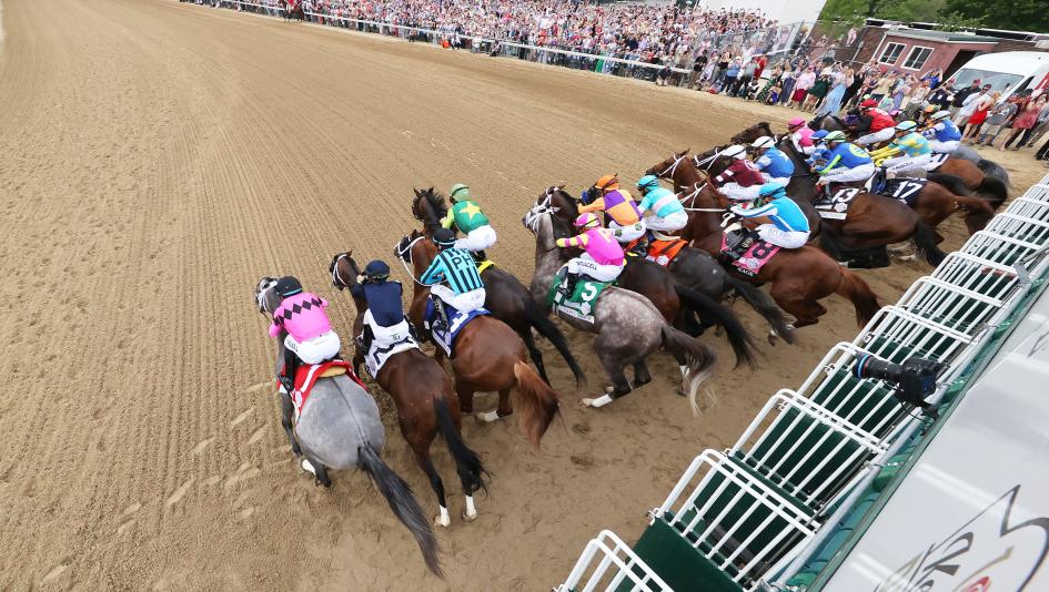 Kentucky Derby post positions starting gate Churchill Downs Rich Strike Mage Real Quiet Giacomo Authentic Medina Spirit Mandaloun disqualification history percentage horse racing statistics numbers 